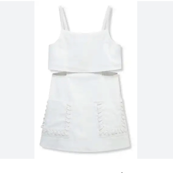 Kids' Cutout Stretch Cotton Romper Habitual Kids - Picture 1 of 1